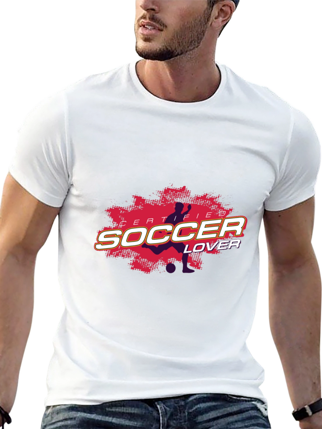 Certified Soccer Lover Graphic T-Shirt