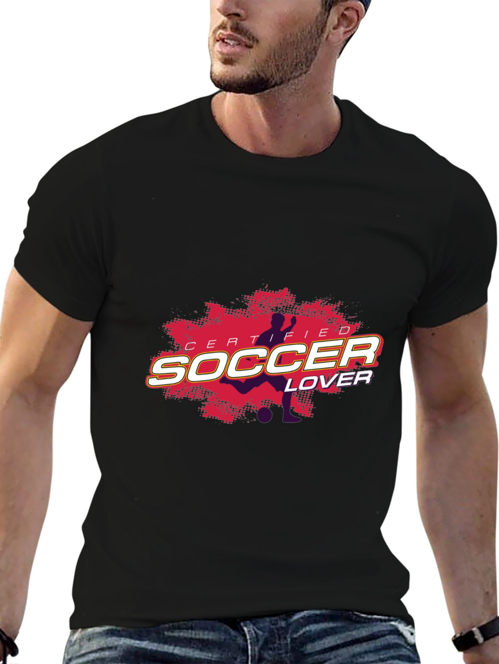 Certified Soccer Lover Graphic T-Shirt