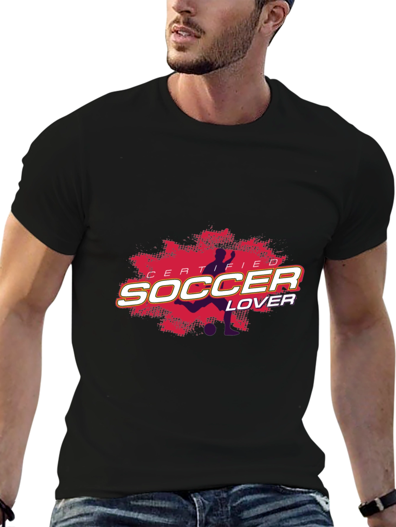 Certified Soccer Lover Graphic T-Shirt