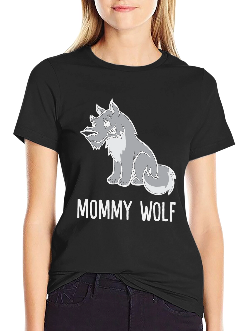Mommy Wolf Graphic Tee - Fierce & Fun T-Shirt