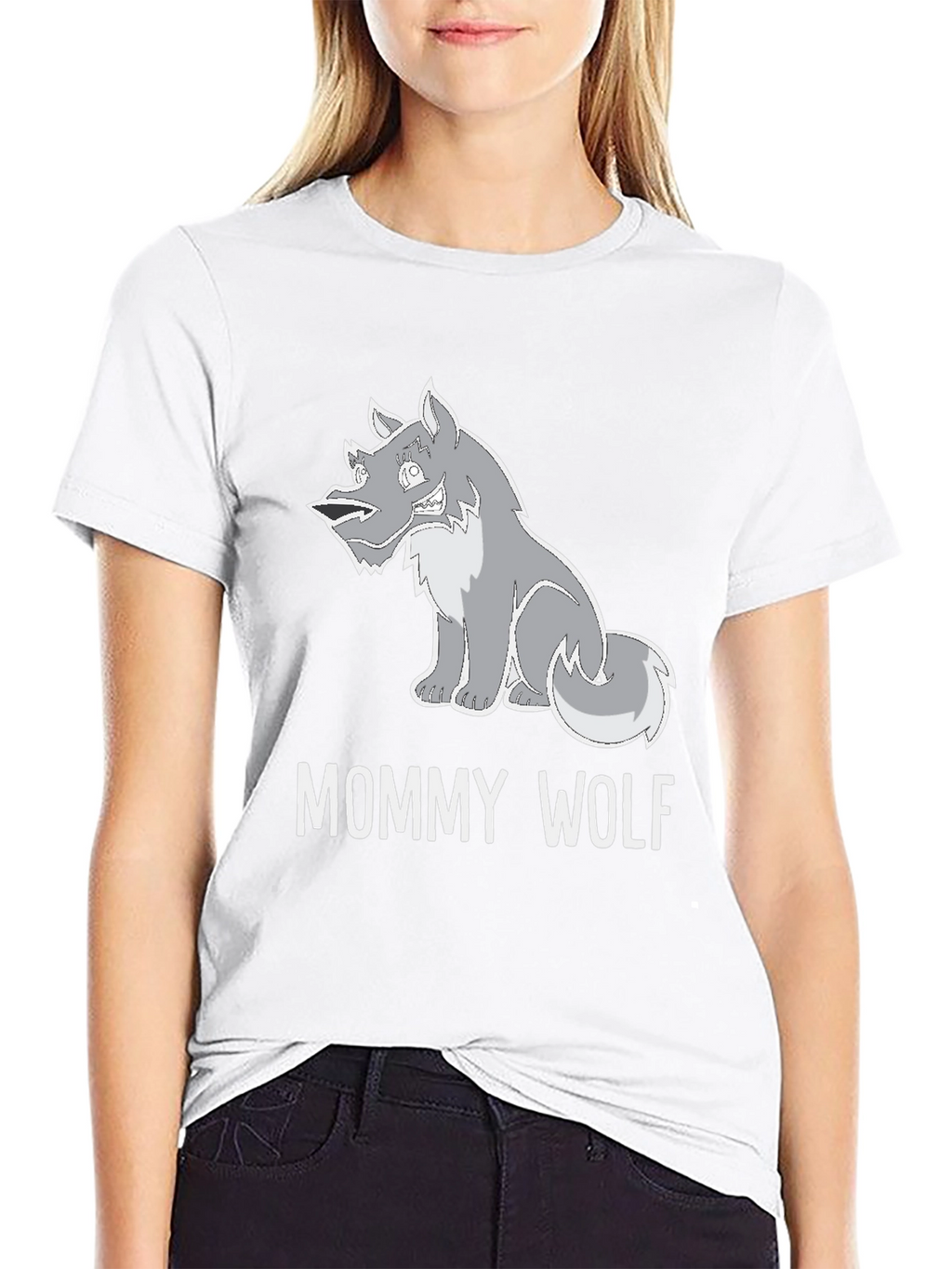 Mommy Wolf Graphic Tee - Fierce & Fun T-Shirt