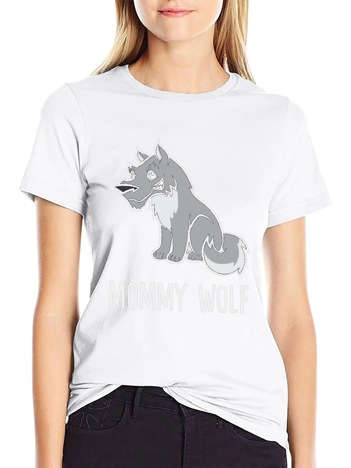 Mommy Wolf Graphic Tee - Fierce & Fun T-Shirt