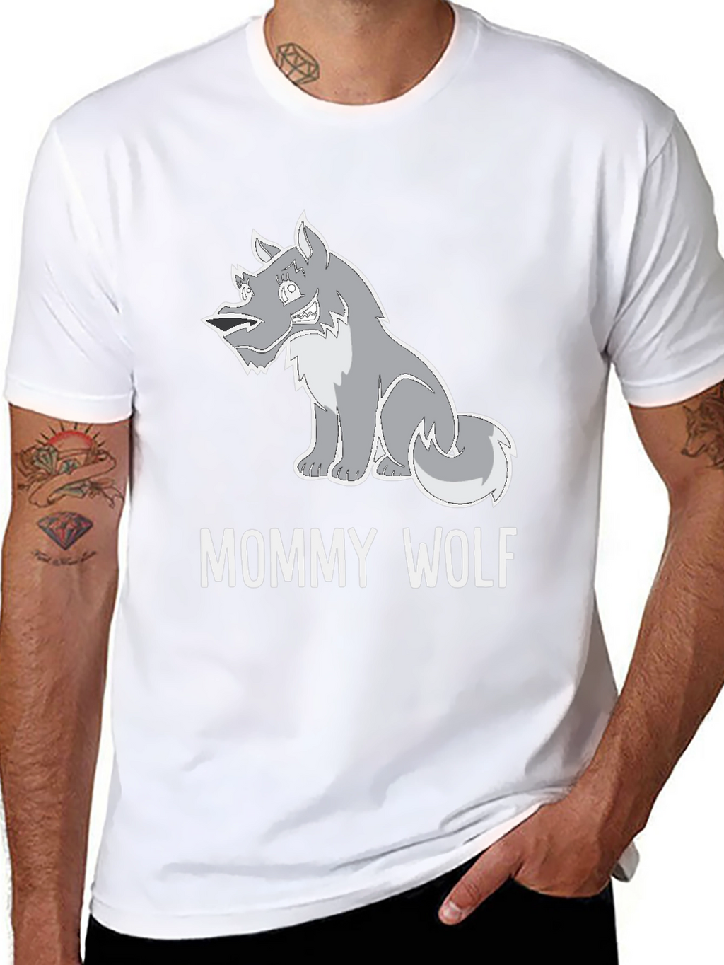 Mommy Wolf Graphic Tee - Fierce & Fun T-Shirt