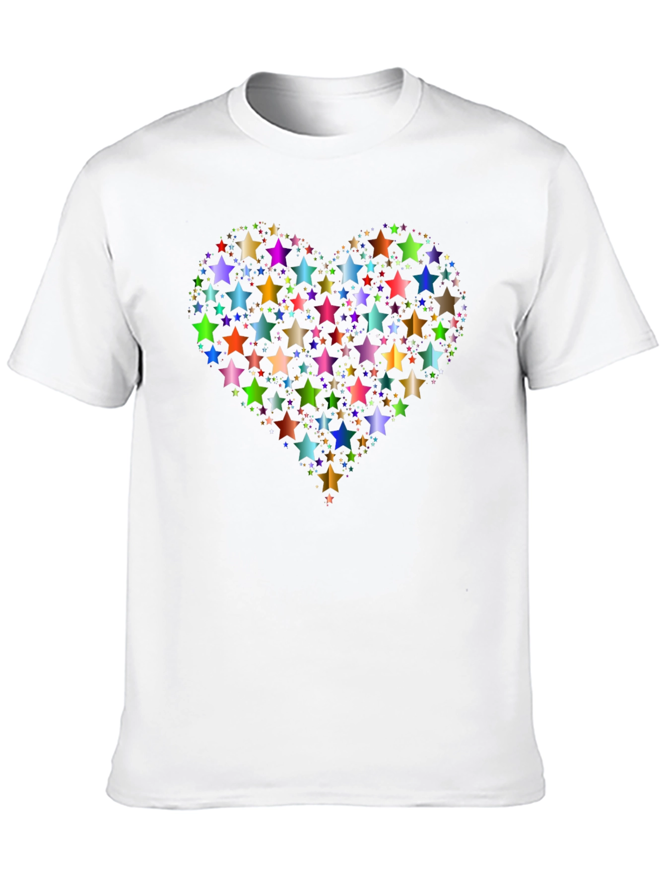 Star Heart Graphic Tee - Black