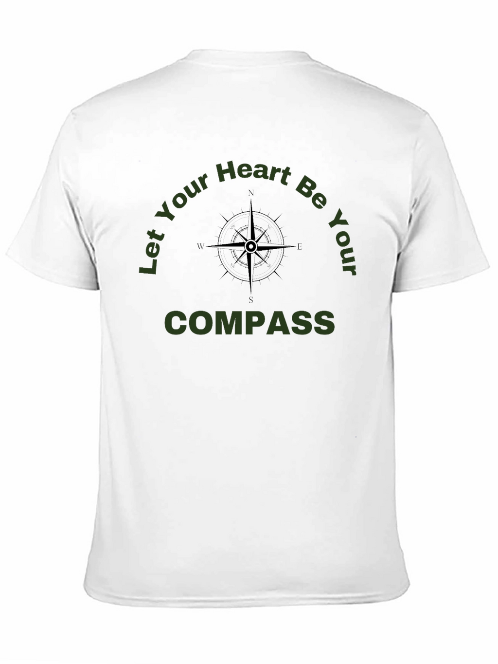 Compass Heart Tee - Adventure & Guidance