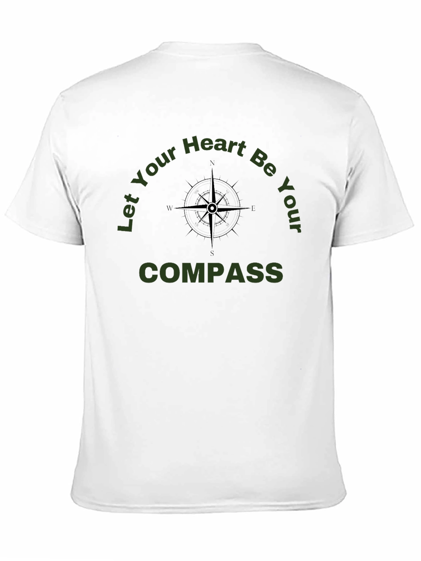 Compass Heart Tee - Adventure & Guidance