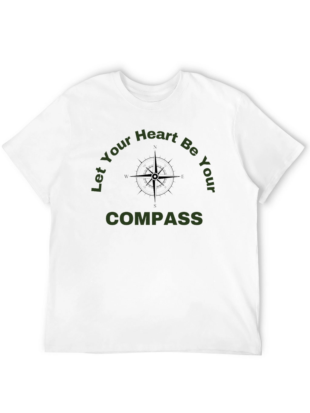 Compass Heart Tee - Adventure & Guidance
