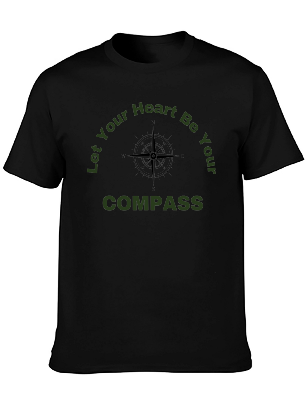 Compass Heart Tee - Adventure & Guidance