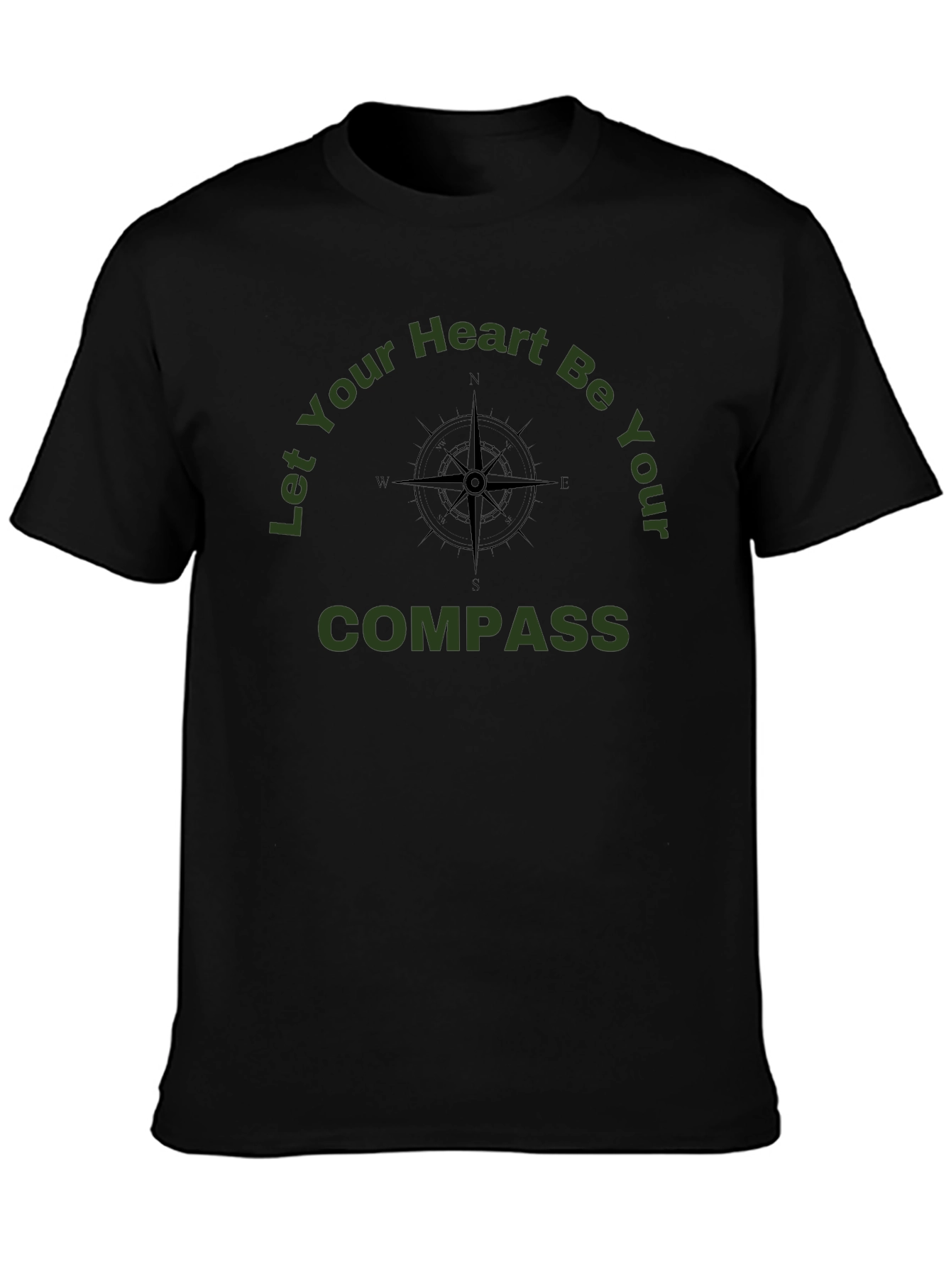 Compass Heart Tee - Adventure & Guidance