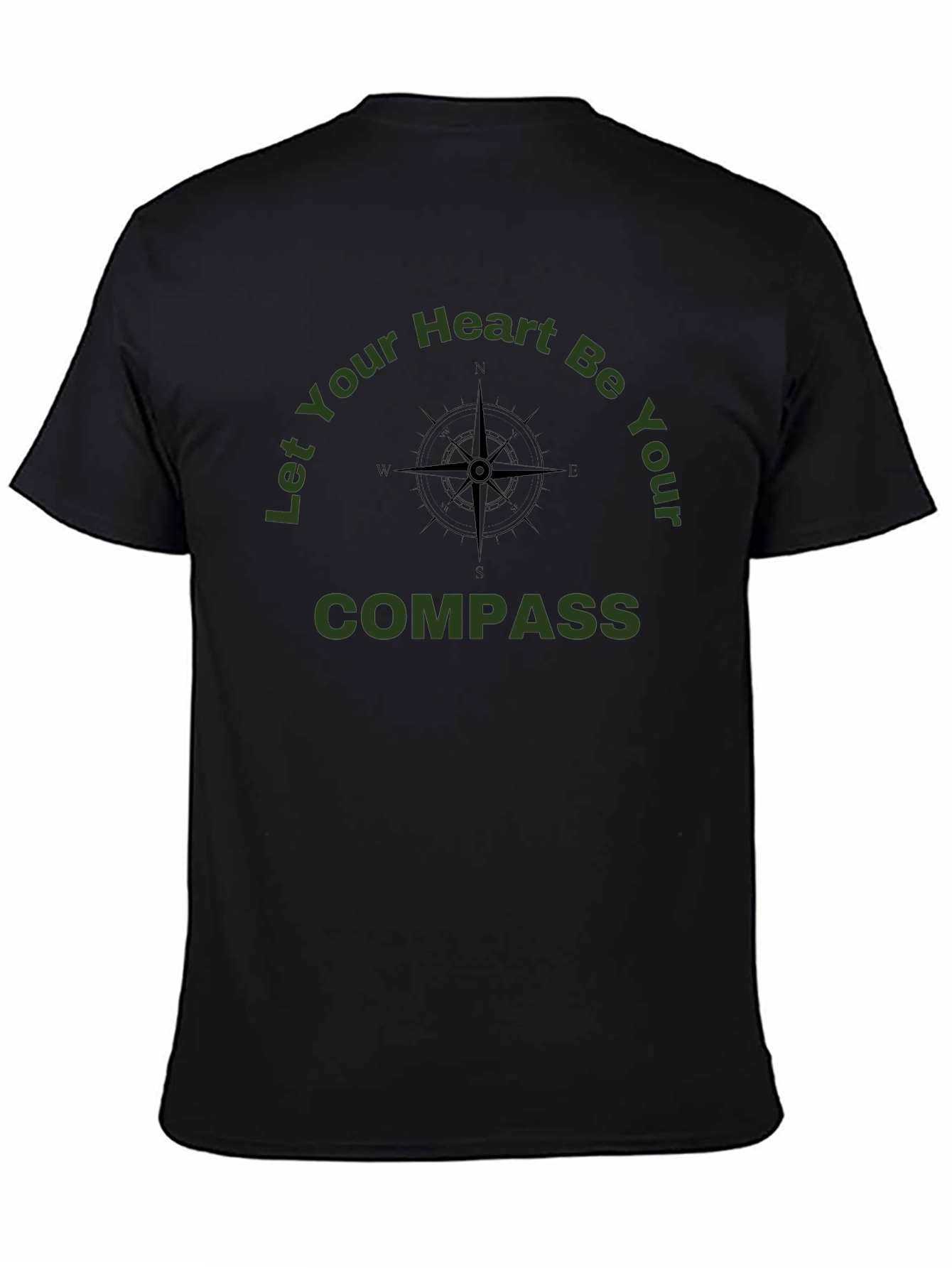 Compass Heart Tee - Adventure & Guidance