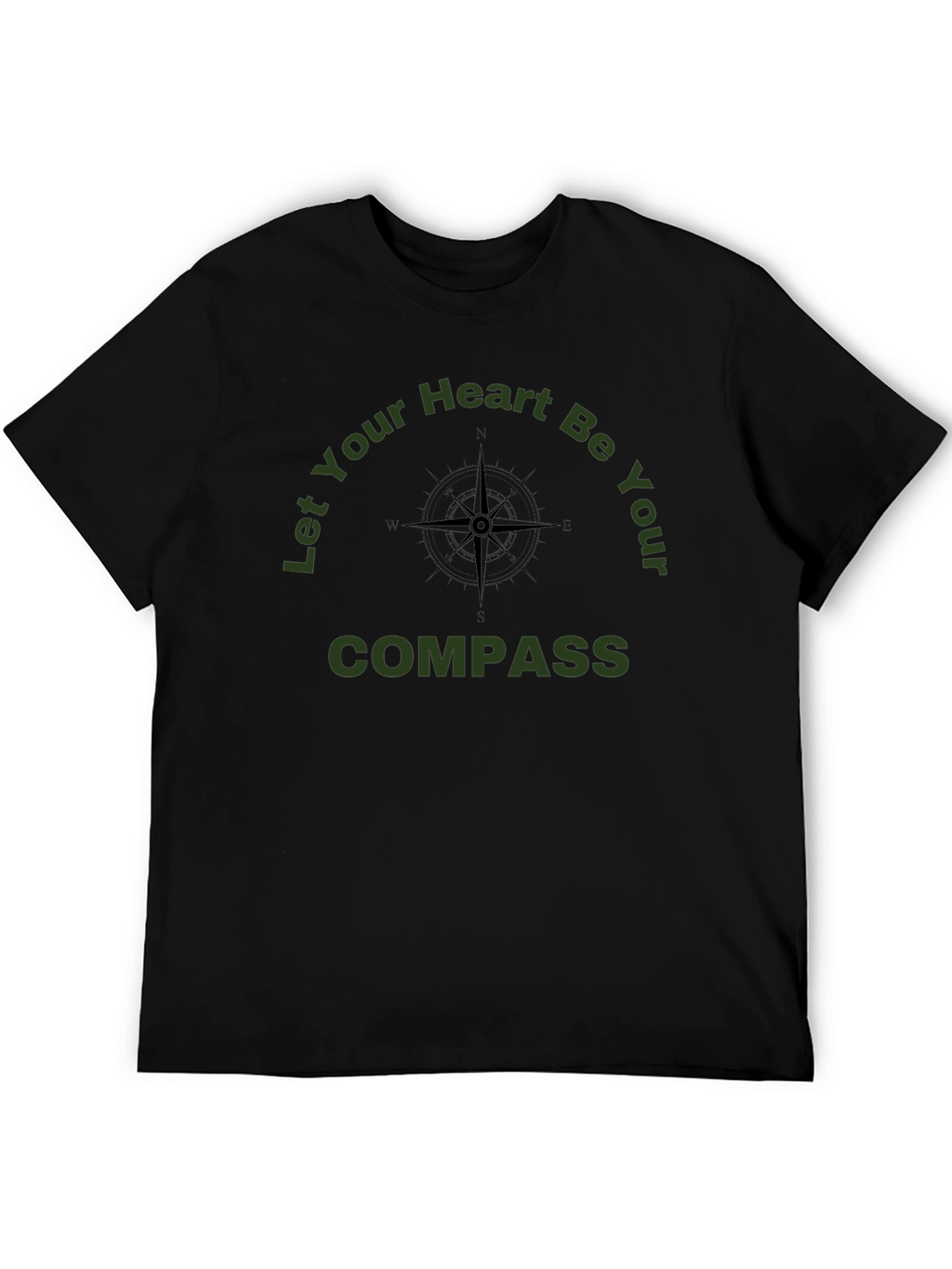 Compass Heart Tee - Adventure & Guidance