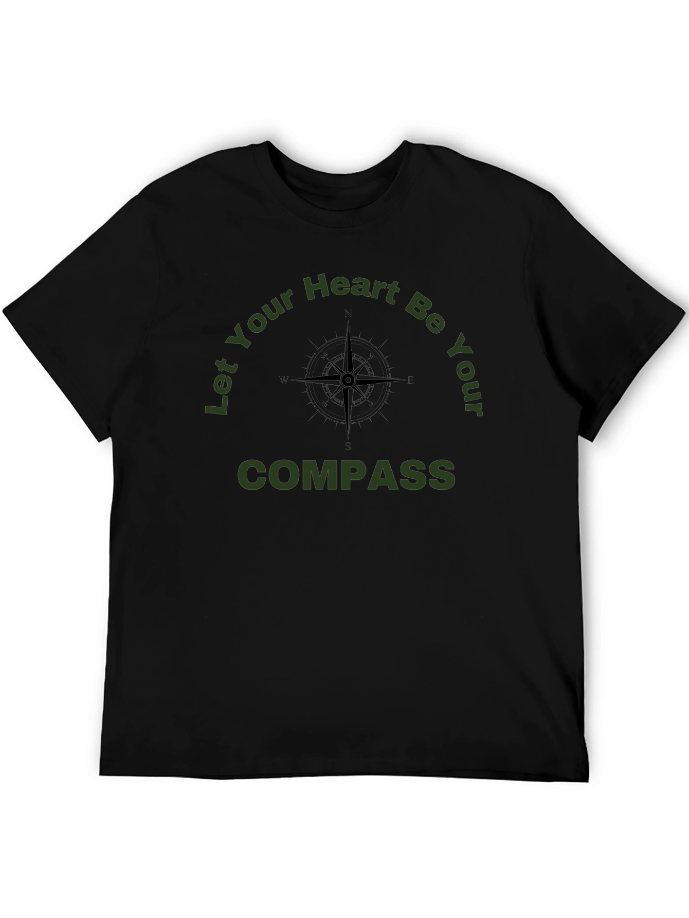 Compass Heart Tee - Adventure & Guidance