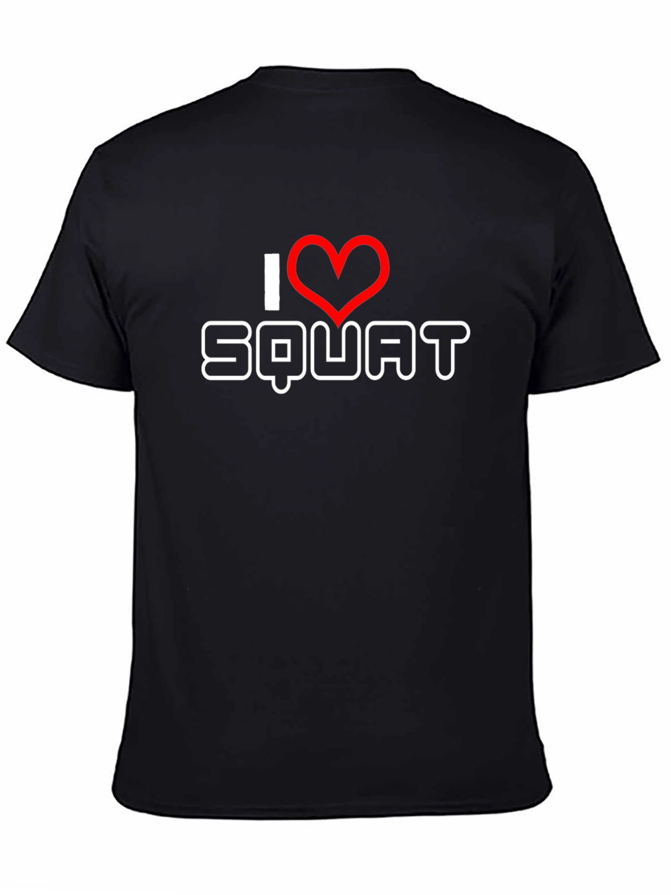 I Heart Squat Graphic Tee - Fitness Apparel