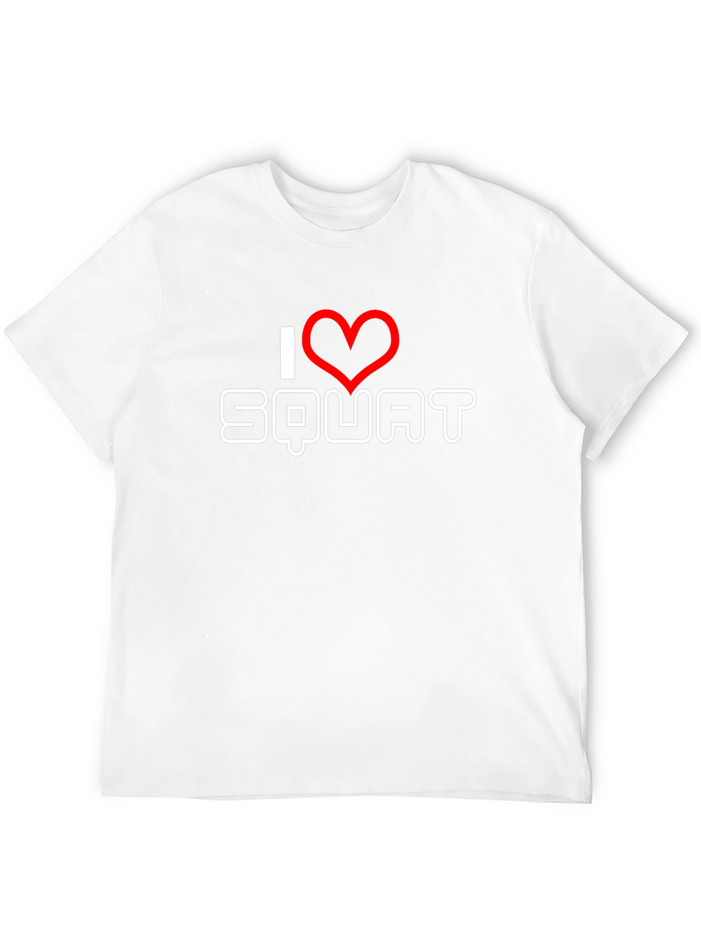 I Heart Squat Graphic Tee - Fitness Apparel