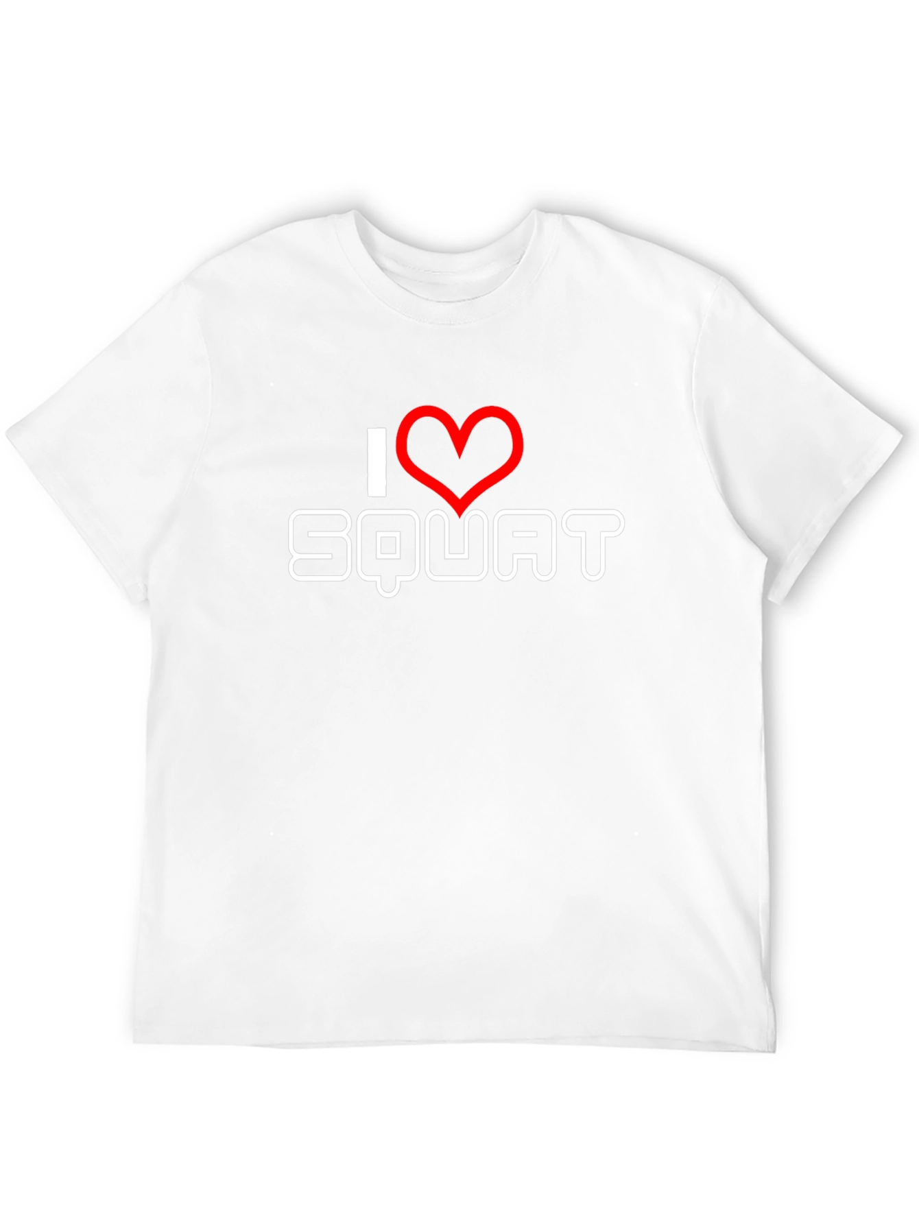 I Heart Squat Graphic Tee - Fitness Apparel