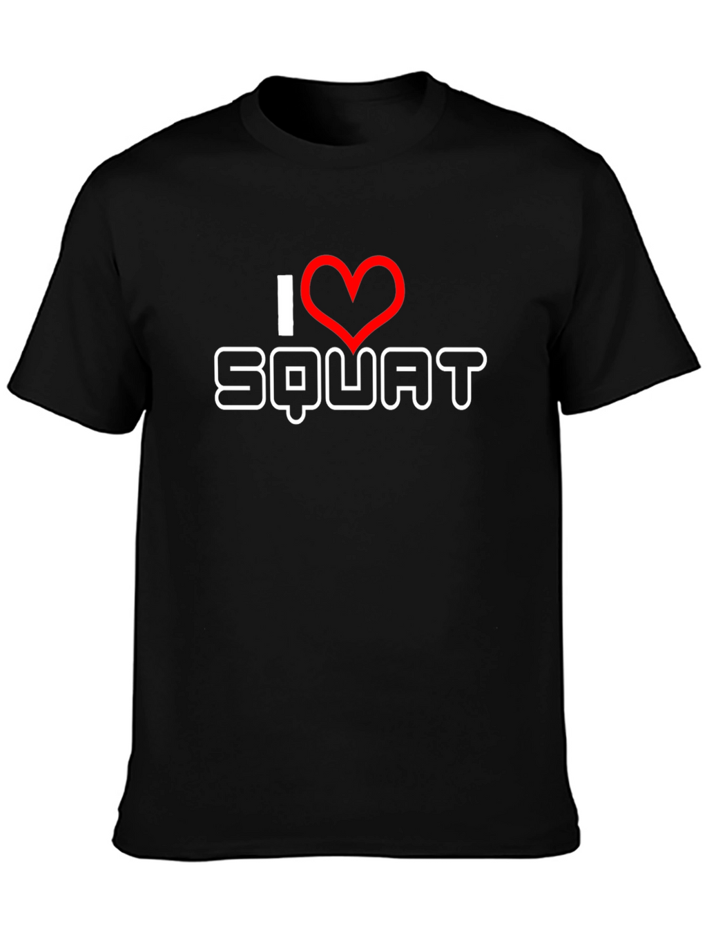 I Heart Squat Graphic Tee - Fitness Apparel