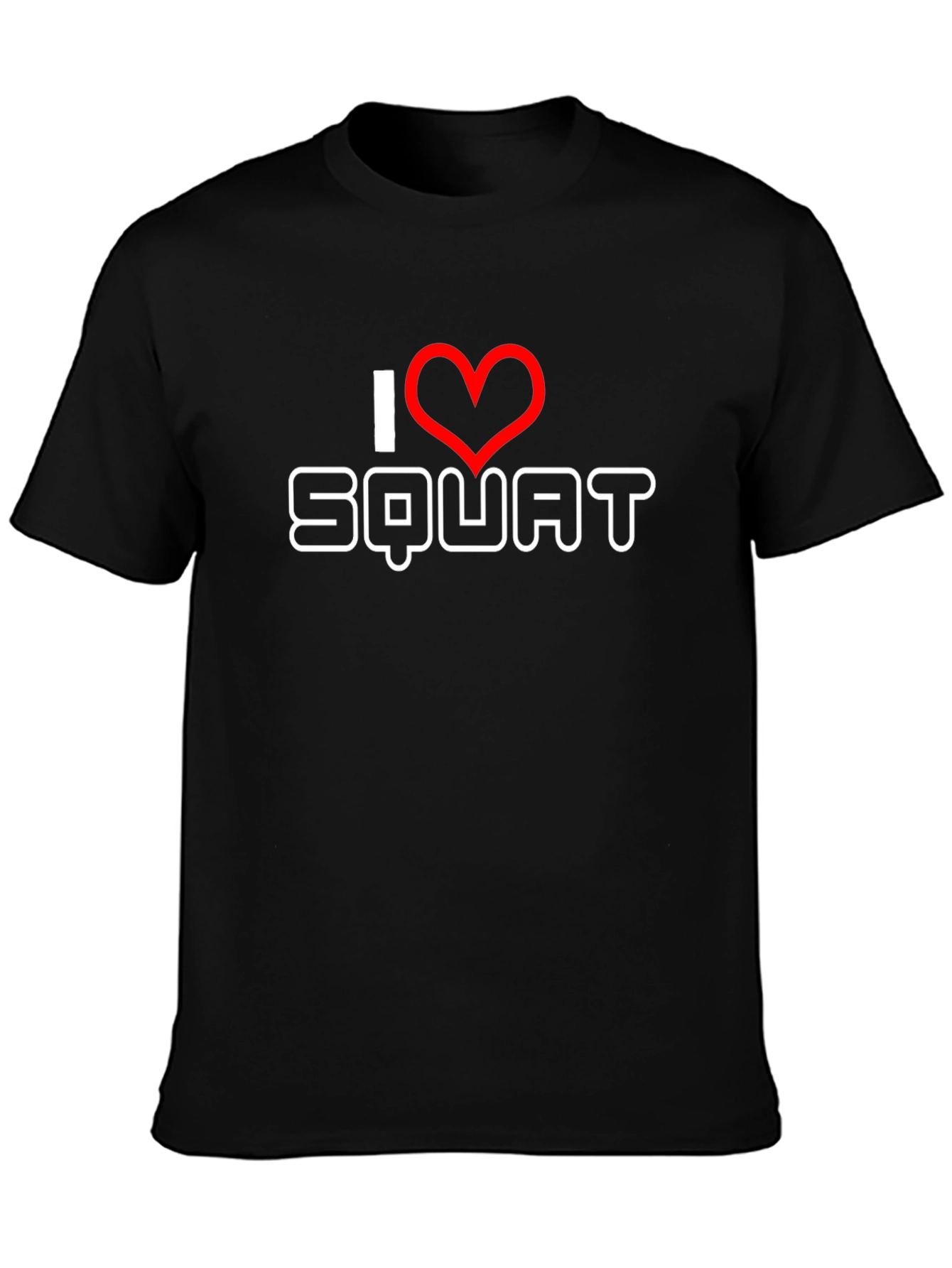 I Heart Squat Graphic Tee - Fitness Apparel
