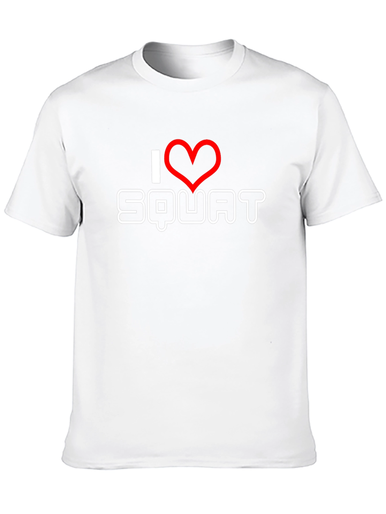 I Heart Squat Graphic Tee - Fitness Apparel
