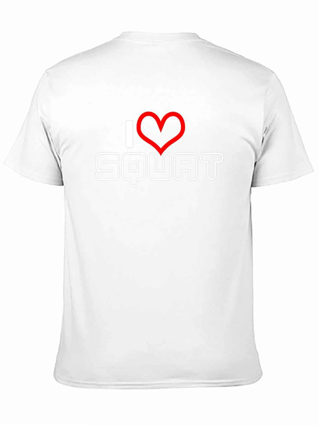 I Heart Squat Graphic Tee - Fitness Apparel