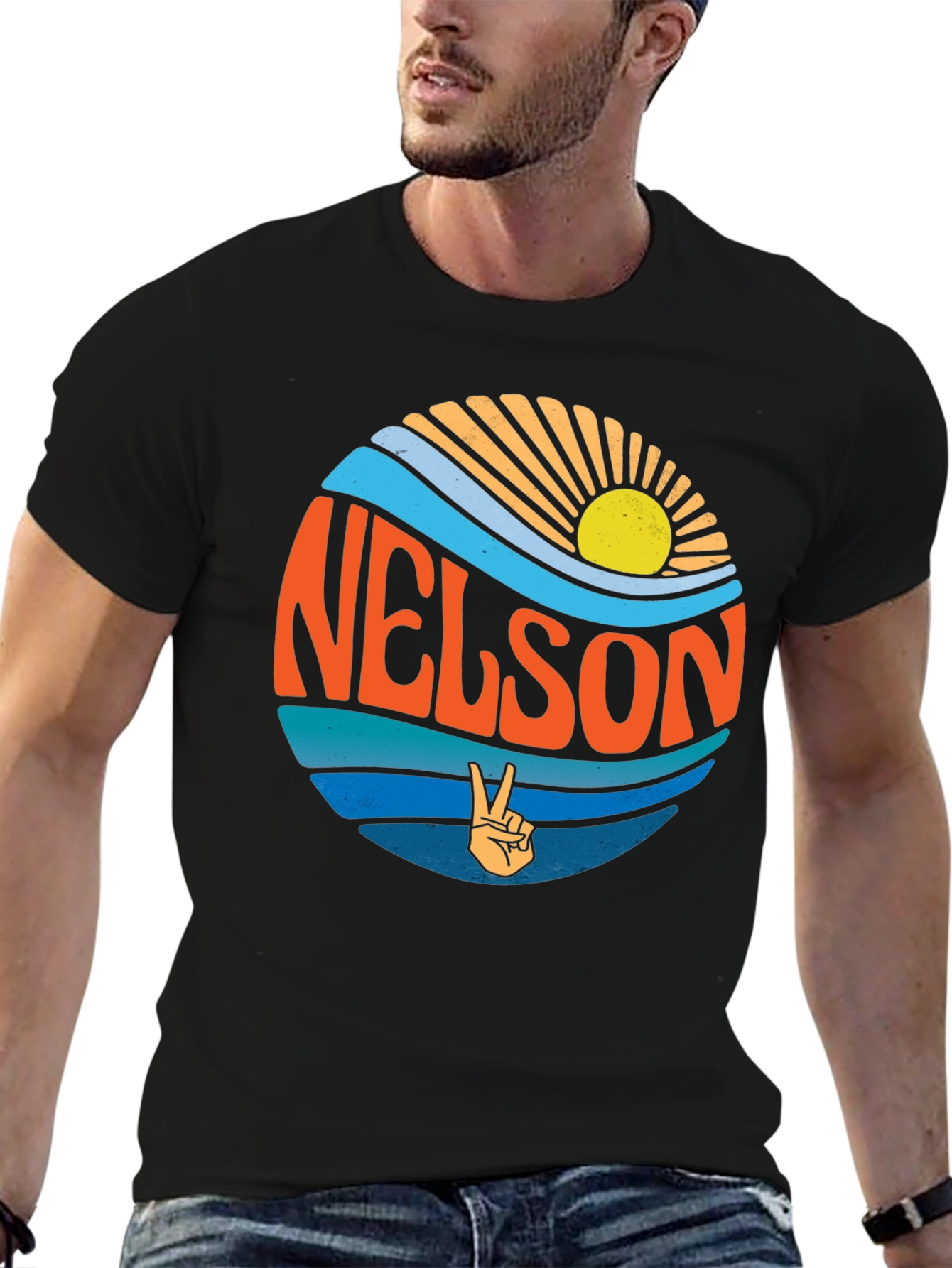 Nelson Retro Style Graphic T-Shirt