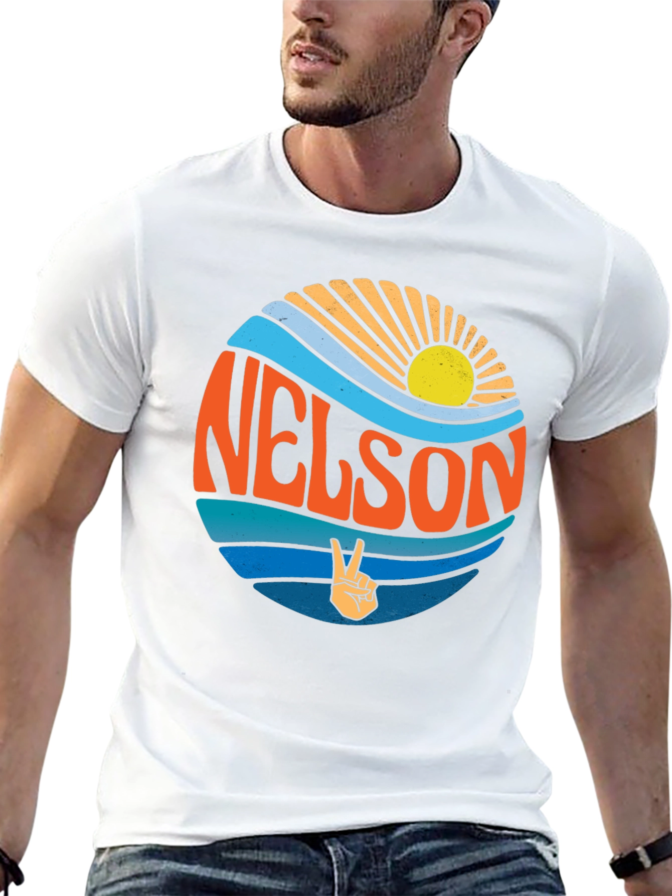 Nelson Retro Style Graphic T-Shirt