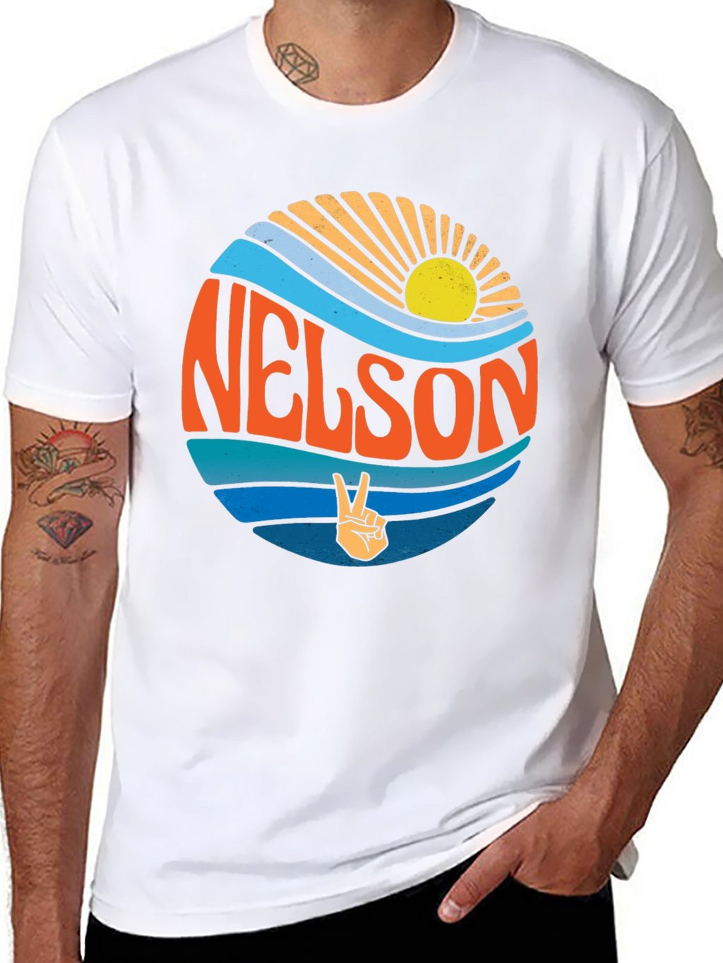 Nelson Retro Style Graphic T-Shirt