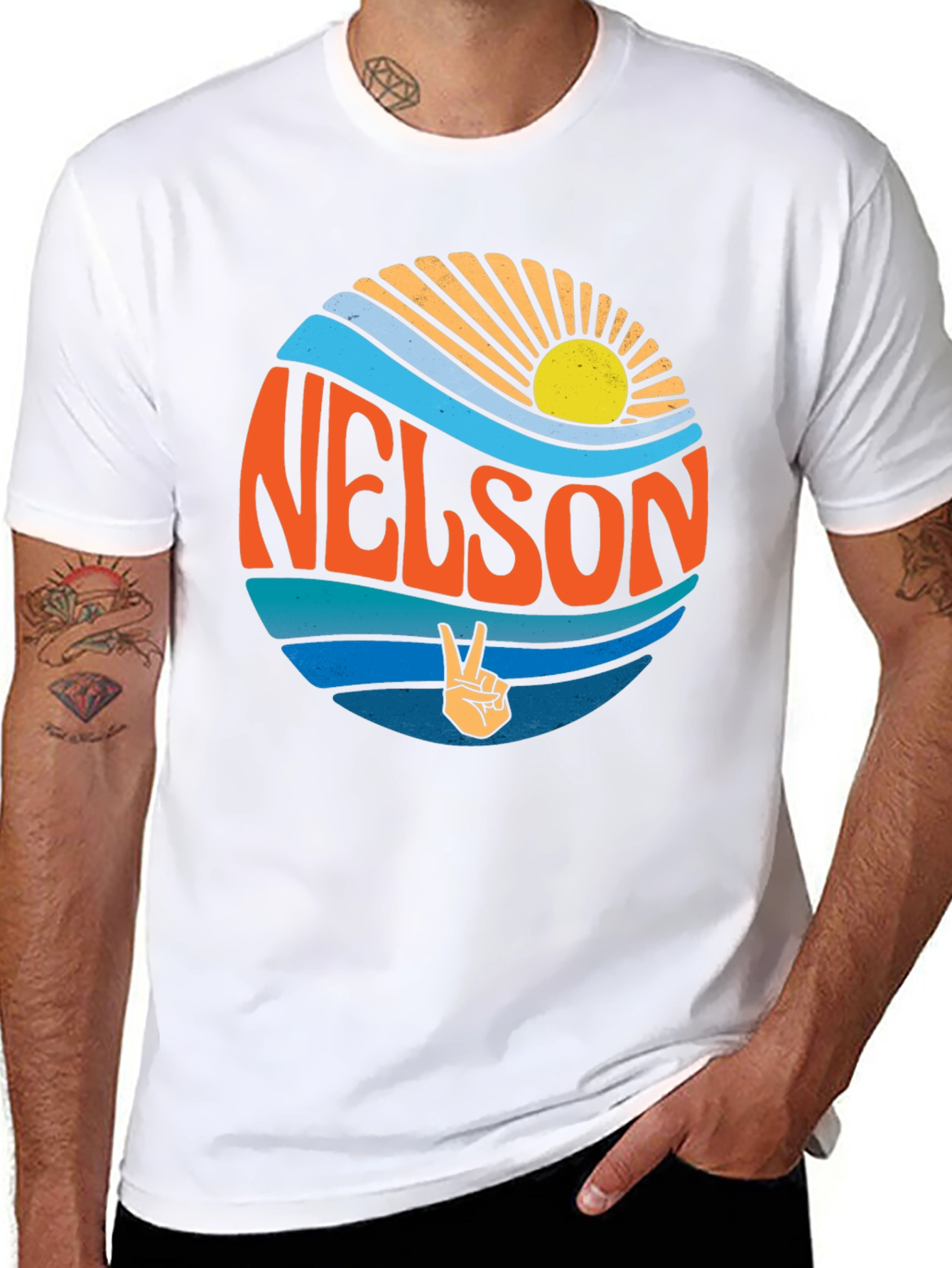 Nelson Retro Style Graphic T-Shirt