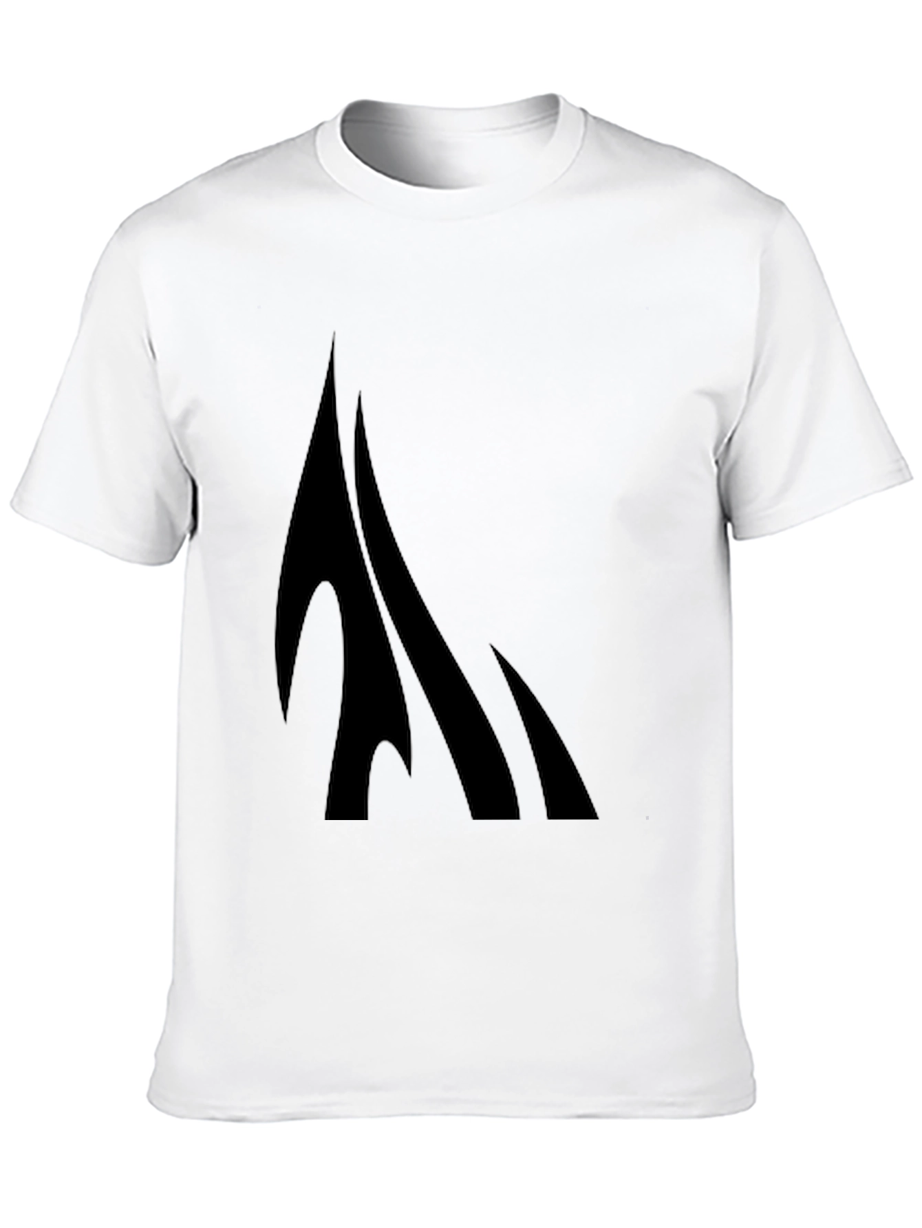 Black Graphic Tee - Modern Design