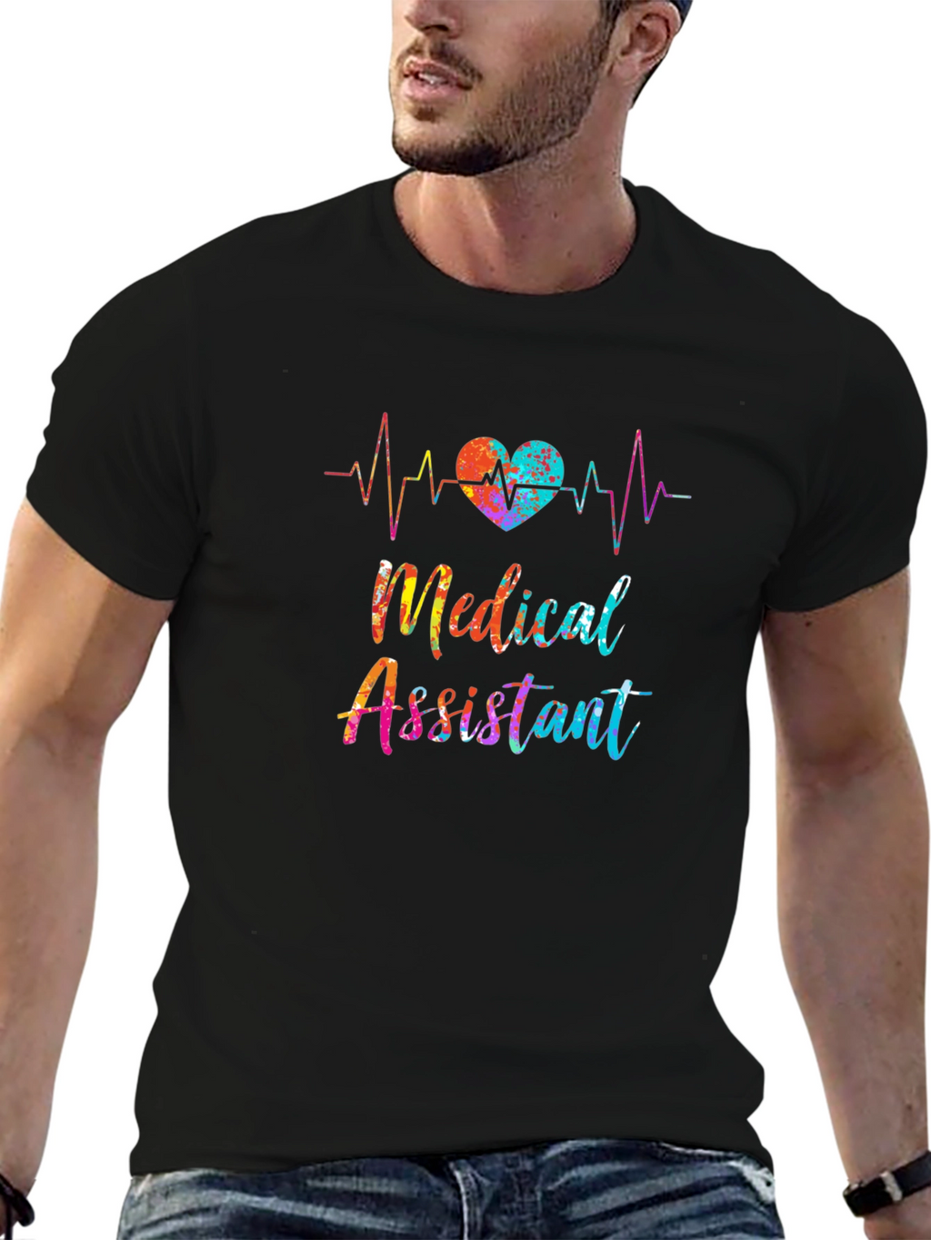 Medical Assistant Heartbeat T-Shirt