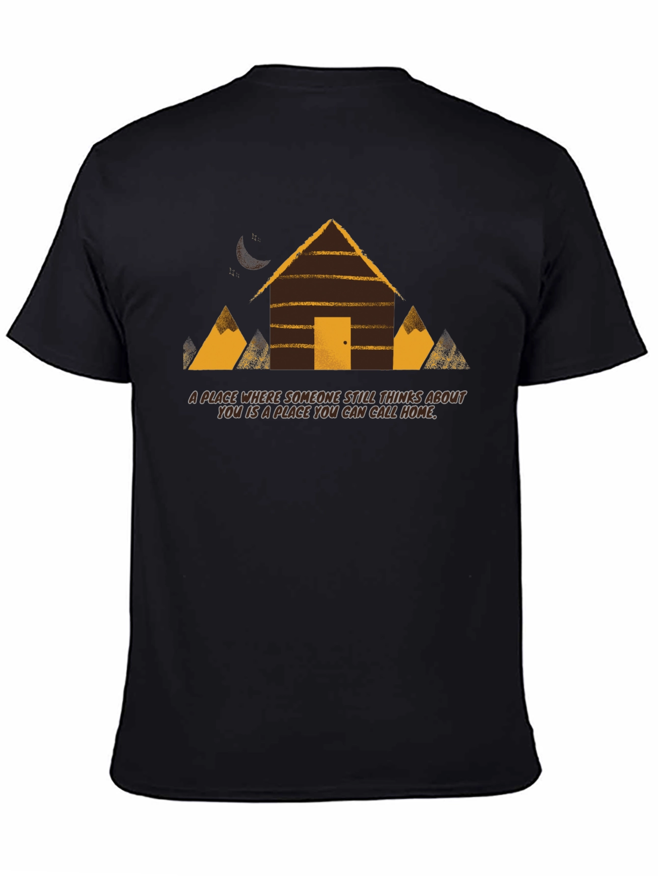Cabin Home Graphic Tee - A Place Where You Can Call Home