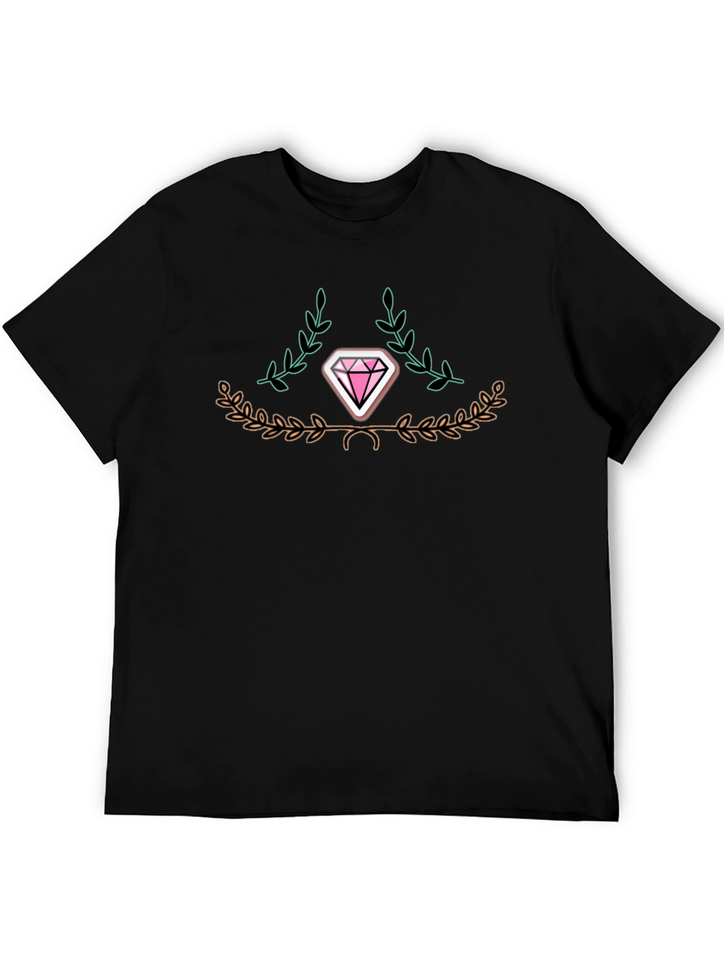 Diamond Graphic Black T-Shirt