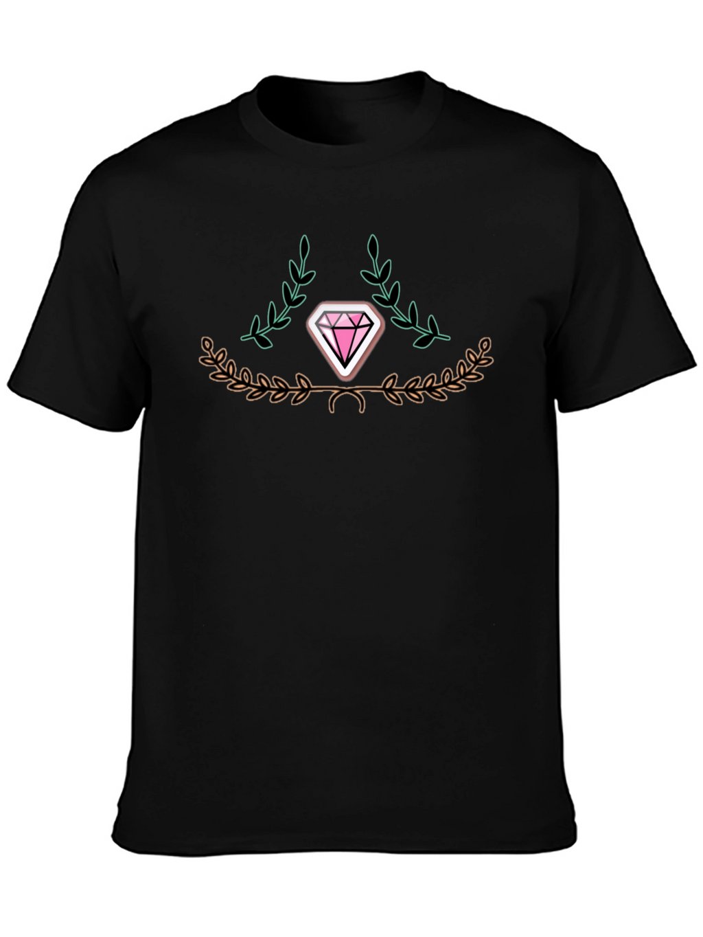 Diamond Graphic Black T-Shirt