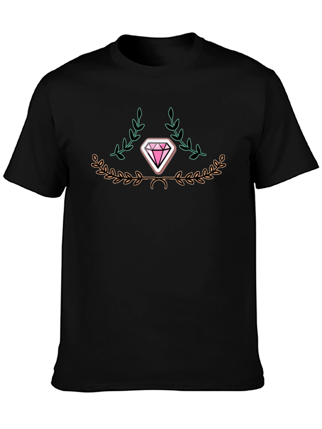 Diamond Graphic Black T-Shirt
