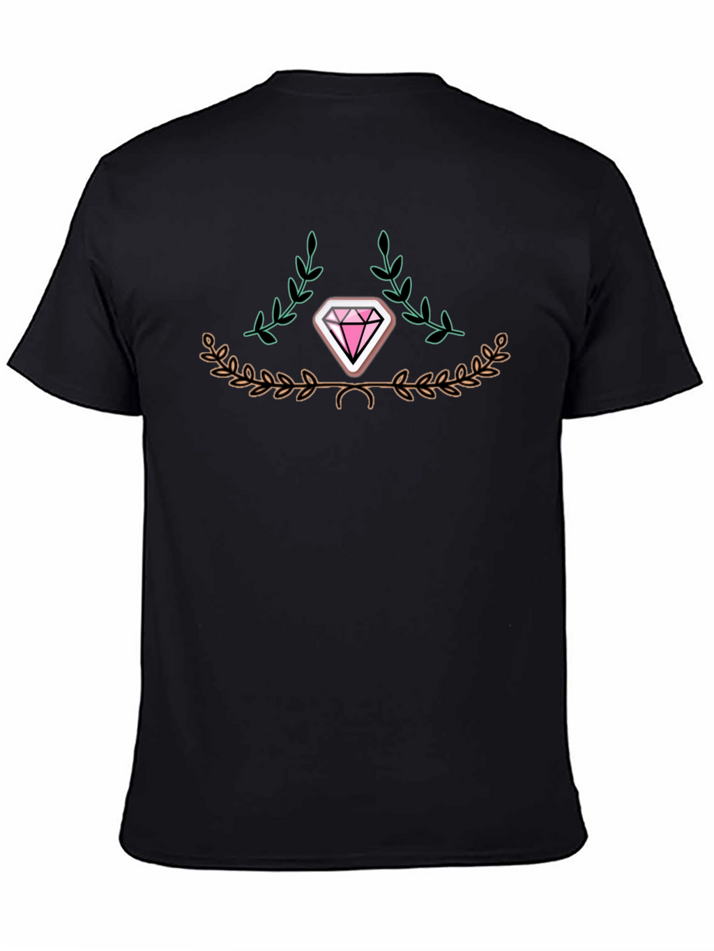 Diamond Graphic Black T-Shirt