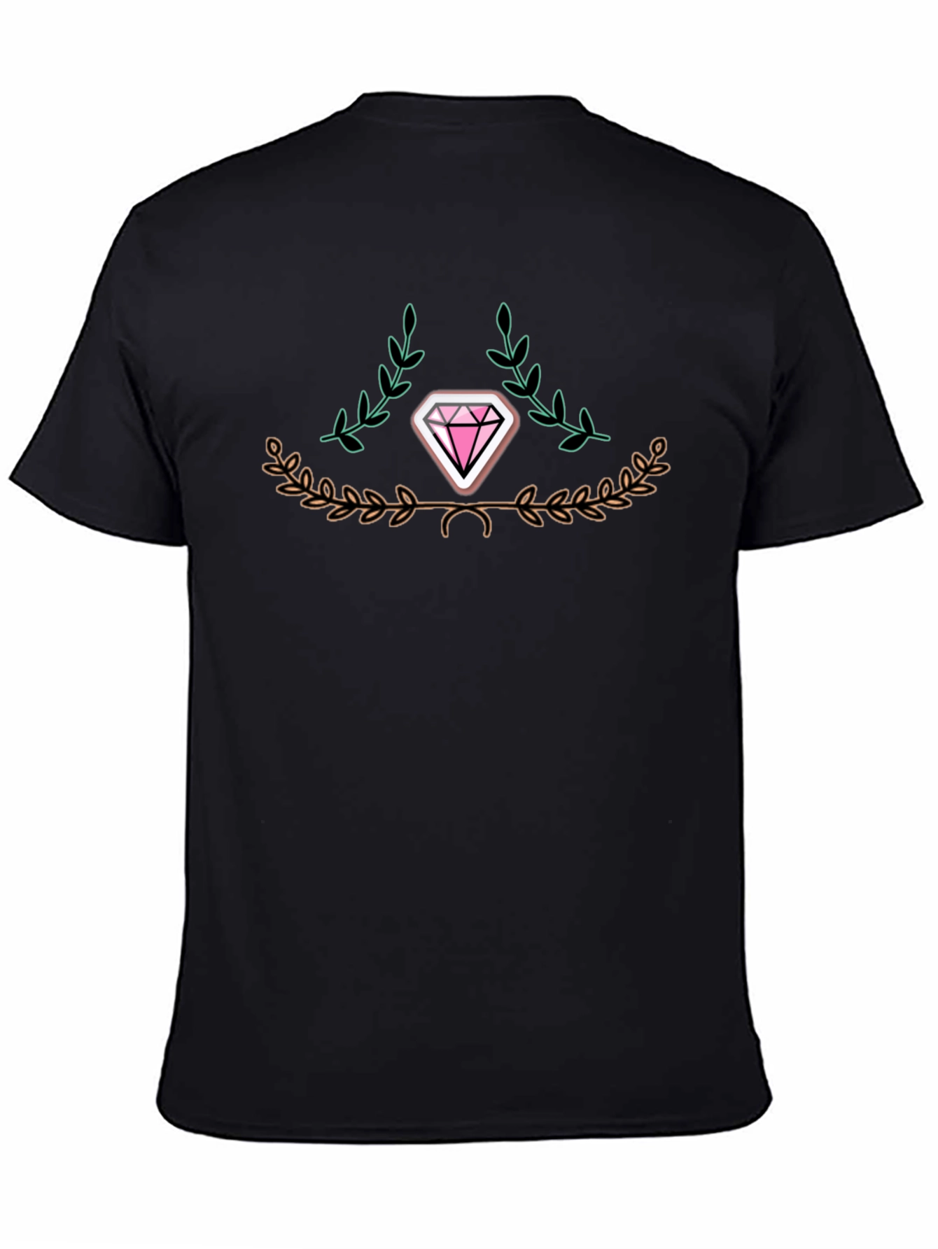 Diamond Graphic Black T-Shirt