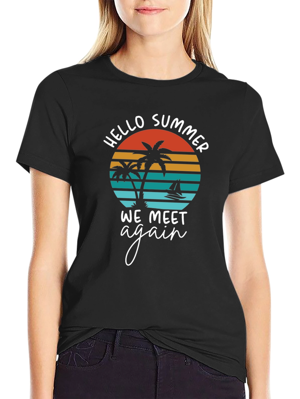 Hello Summer Graphic T-Shirt