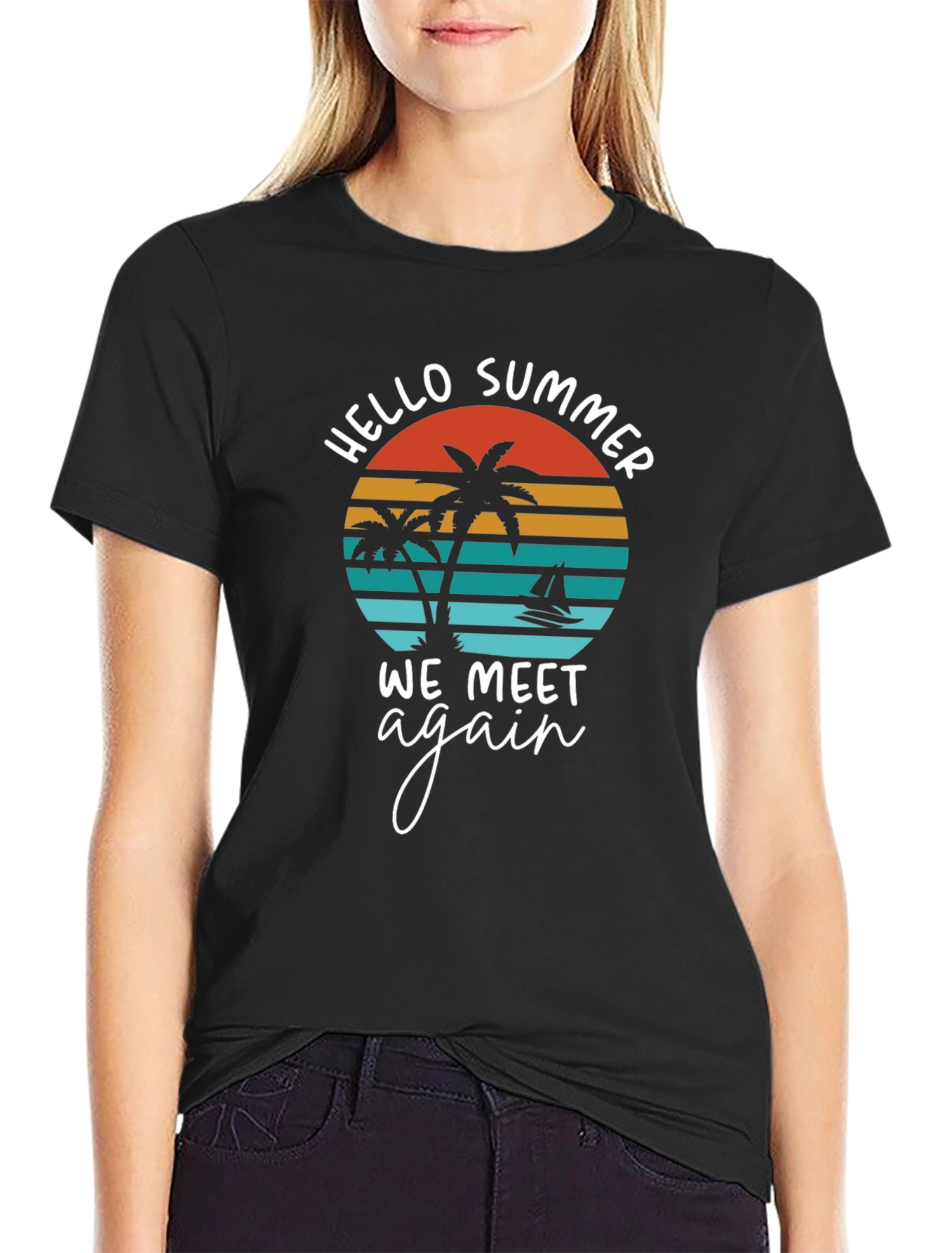 Hello Summer Graphic T-Shirt