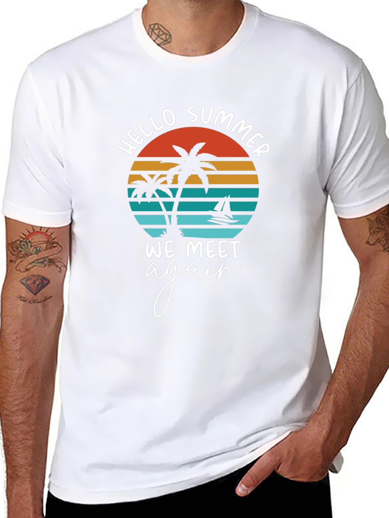 Hello Summer Graphic T-Shirt