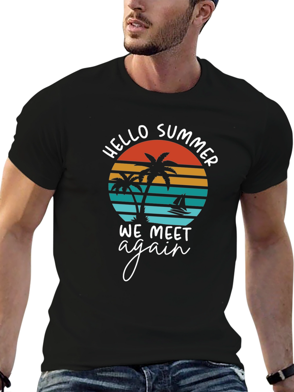 Hello Summer Graphic T-Shirt