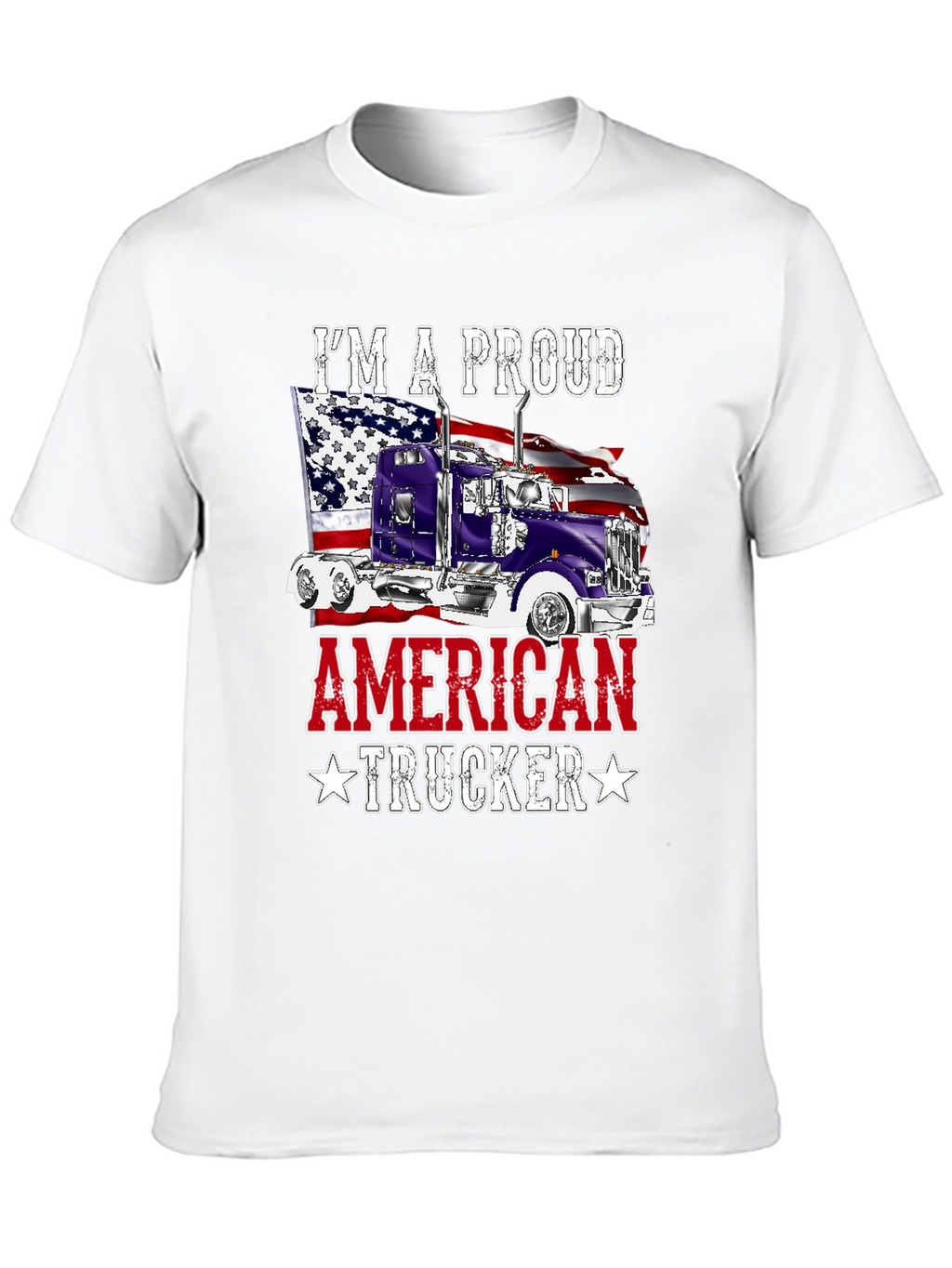 Proud American Trucker T-Shirt