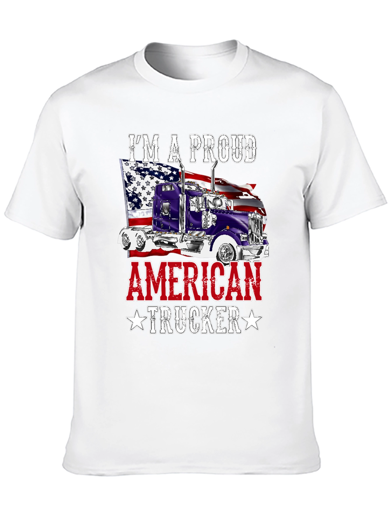 Proud American Trucker T-Shirt