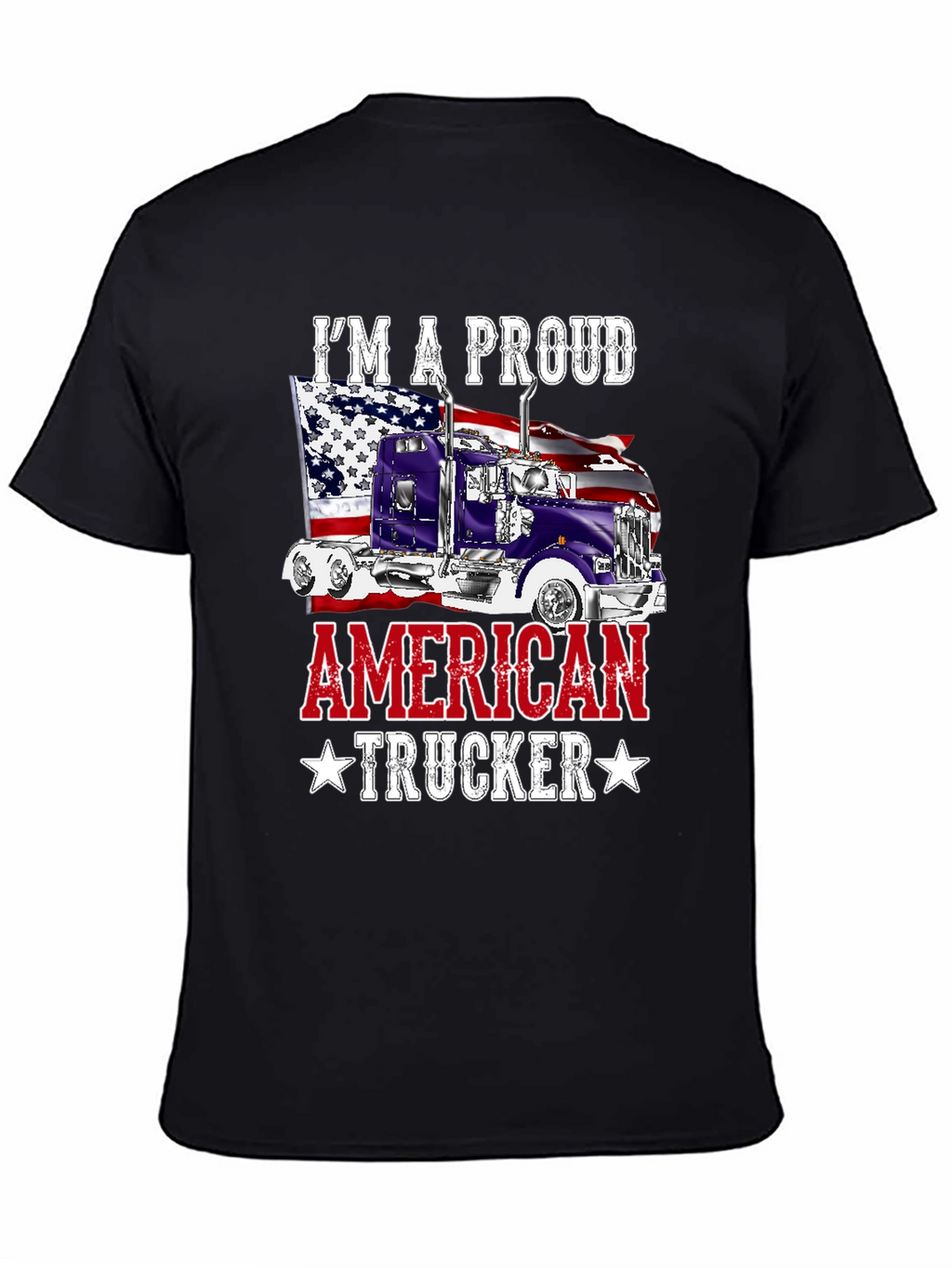 Proud American Trucker T-Shirt
