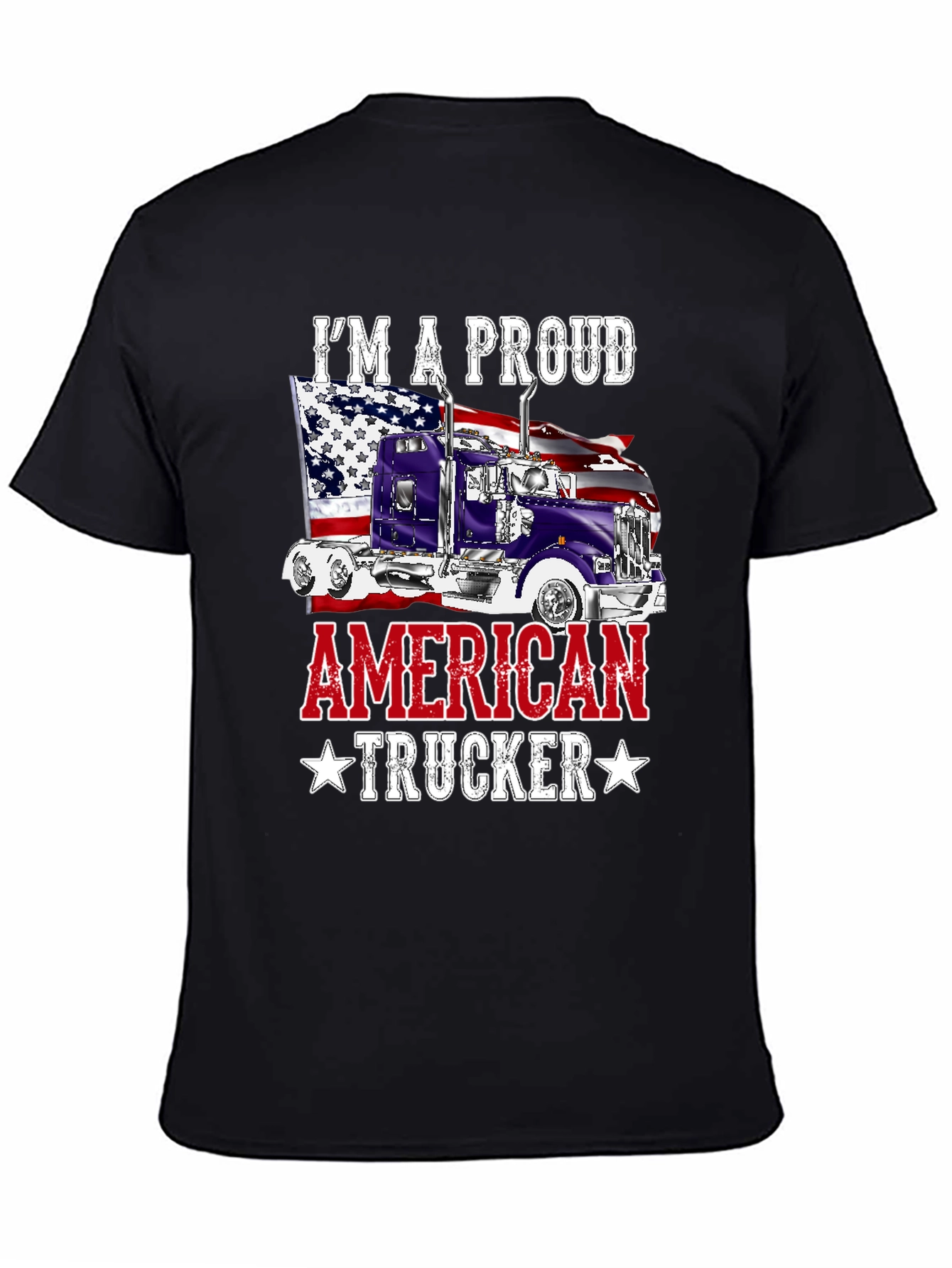 Proud American Trucker T-Shirt