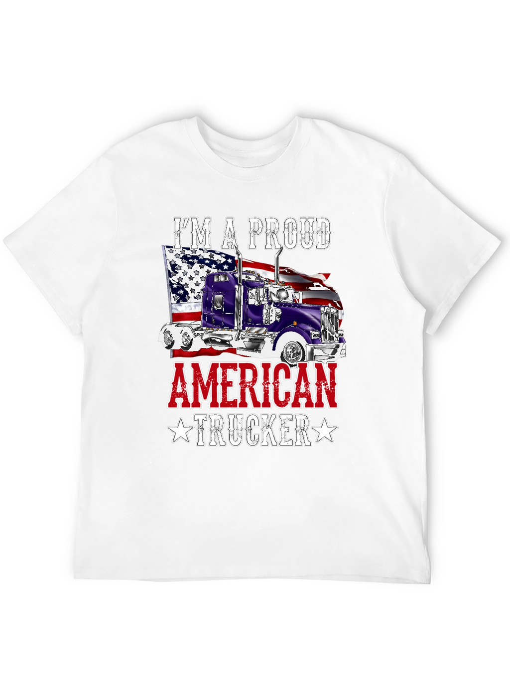 Proud American Trucker T-Shirt