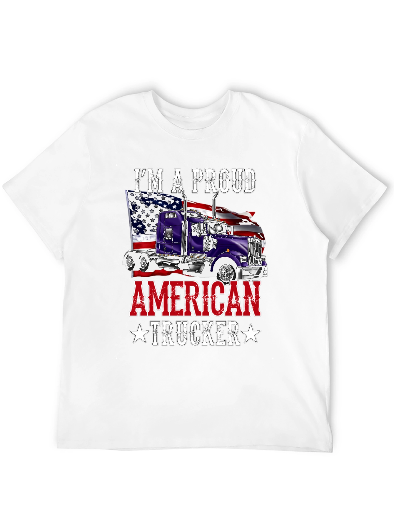 Proud American Trucker T-Shirt