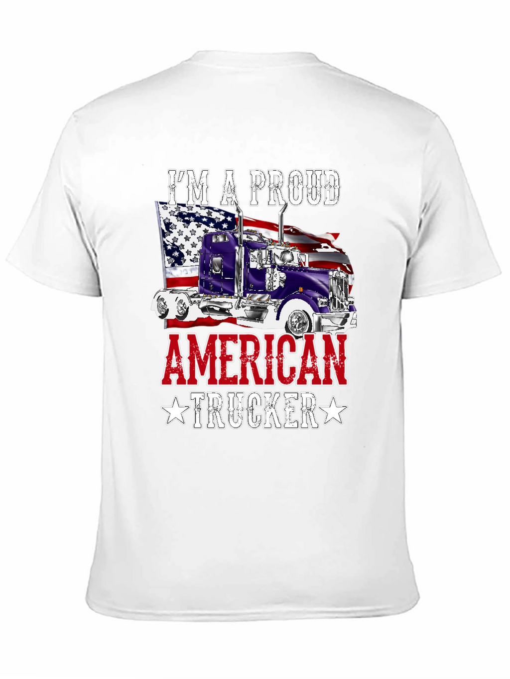 Proud American Trucker T-Shirt