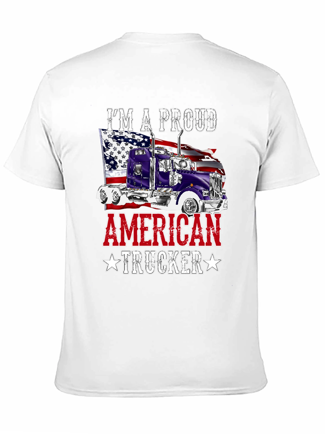 Proud American Trucker T-Shirt