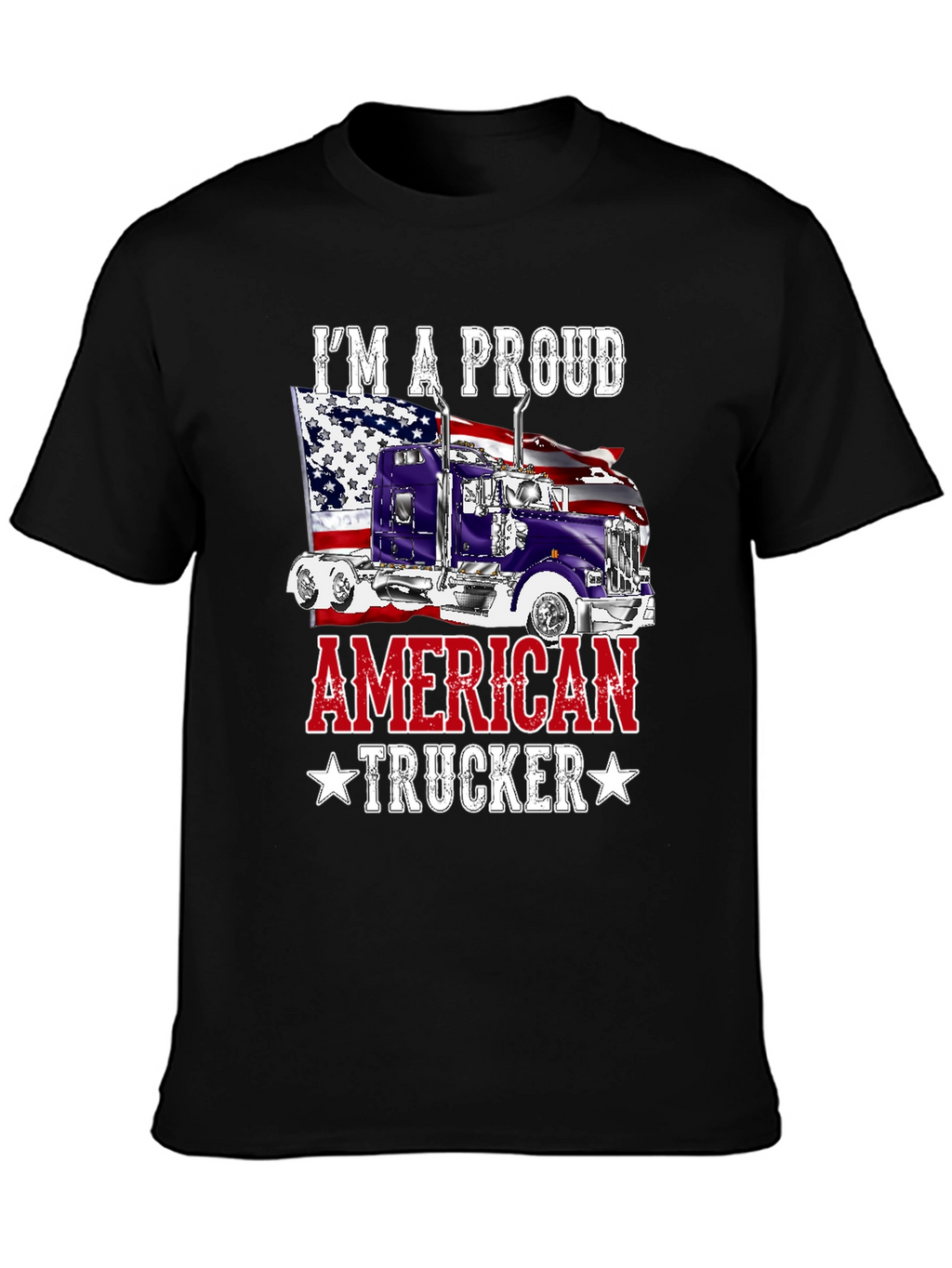 Proud American Trucker T-Shirt