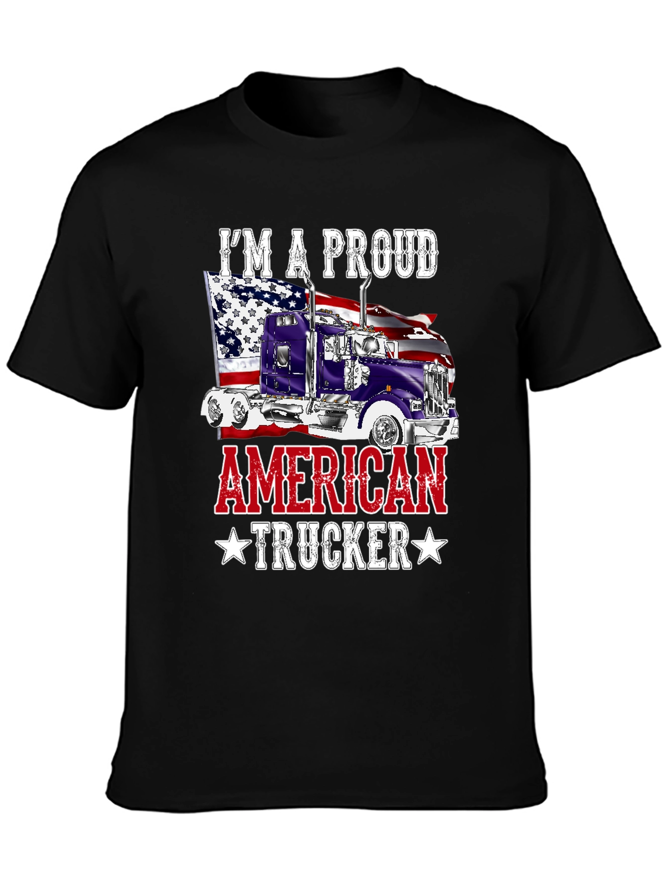 Proud American Trucker T-Shirt