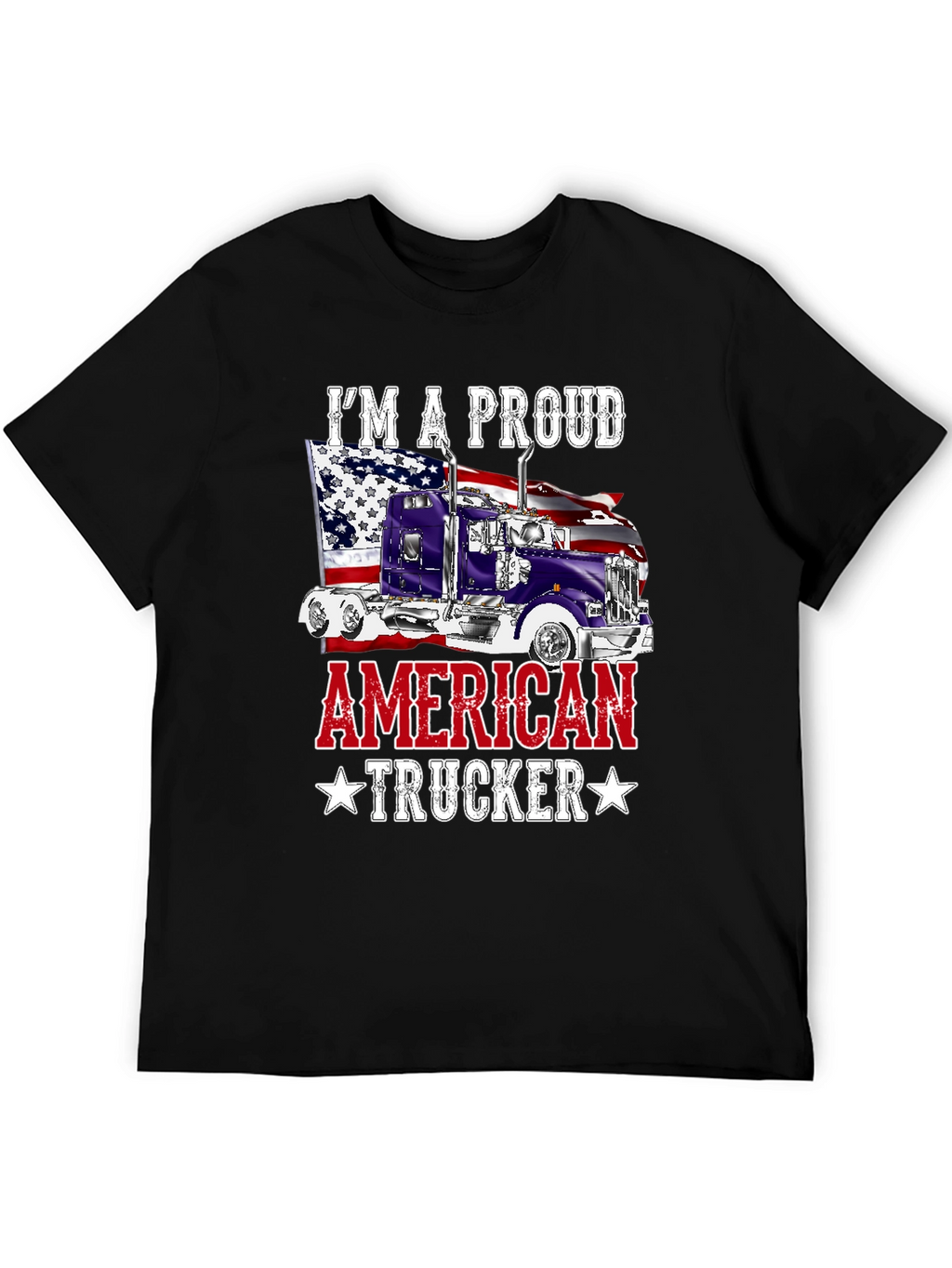 Proud American Trucker T-Shirt